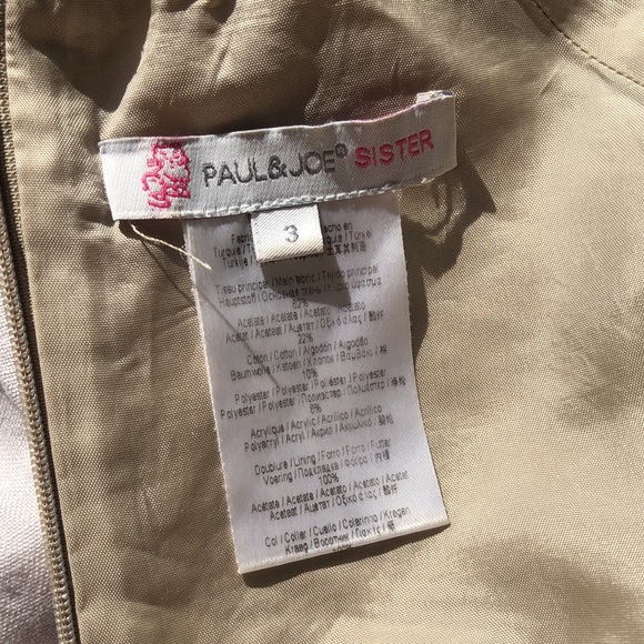 Paul & Joe Sister metallic shell top, size 3 (fits like a M/L) - Picture 3 of 3